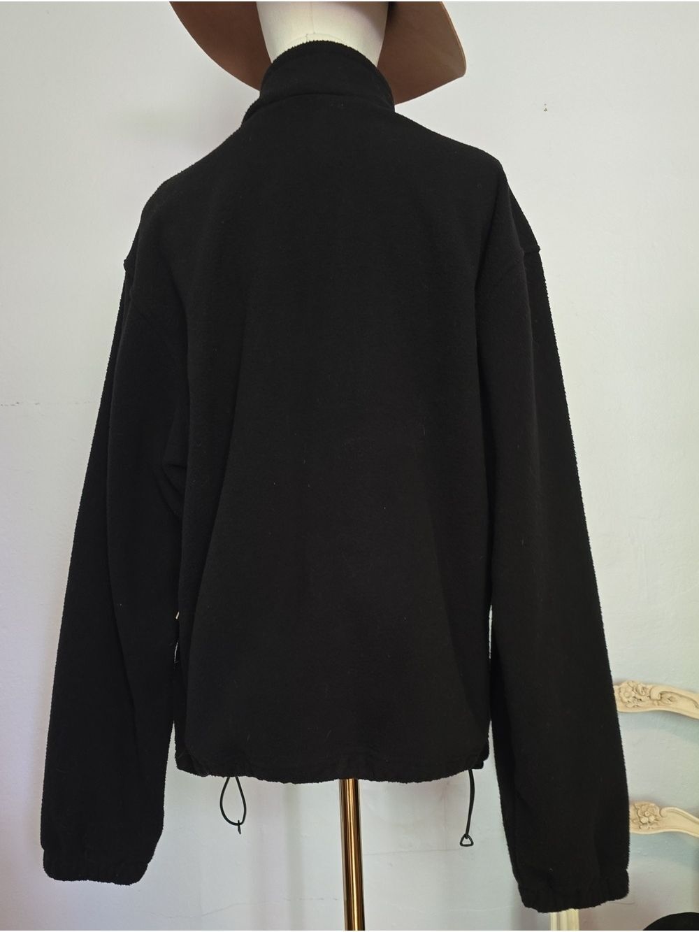Men's Reel Legends Sportsman's Zip Front  Mock Neck Black Fleece Jacket M, NWT - Picture 3 of 14